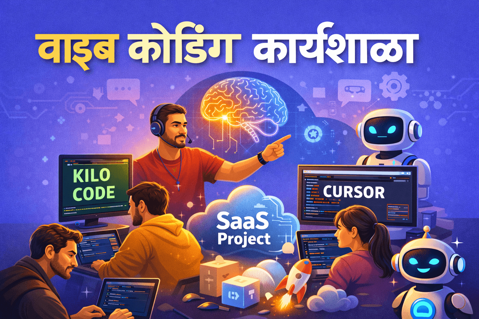 Vibe Coding Workshop — AI ने बनवा तुमचा पहिला SaaS Product